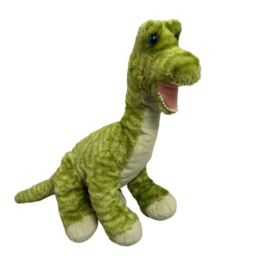 Build a Bear Green Brontosaurus Dinosaur Plush Floppy Stuffed Animal